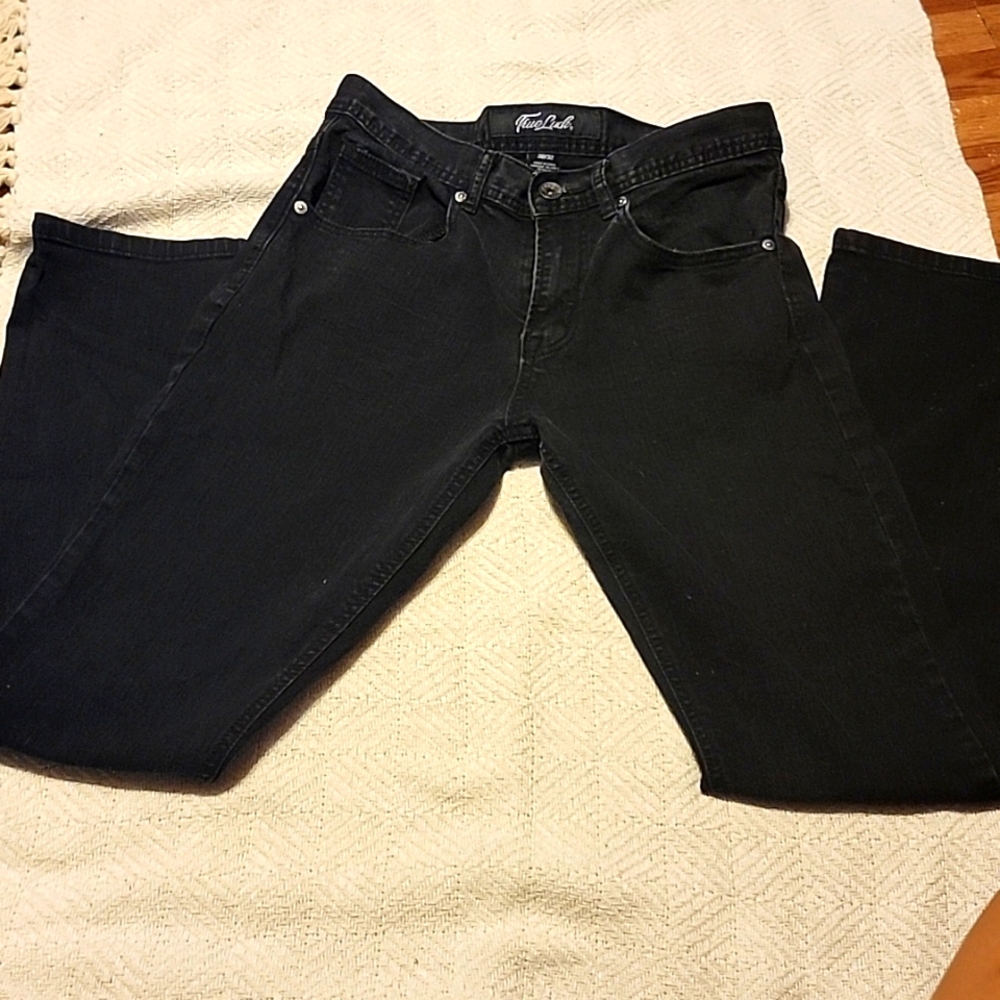 Black True Luck Skinny Jeans